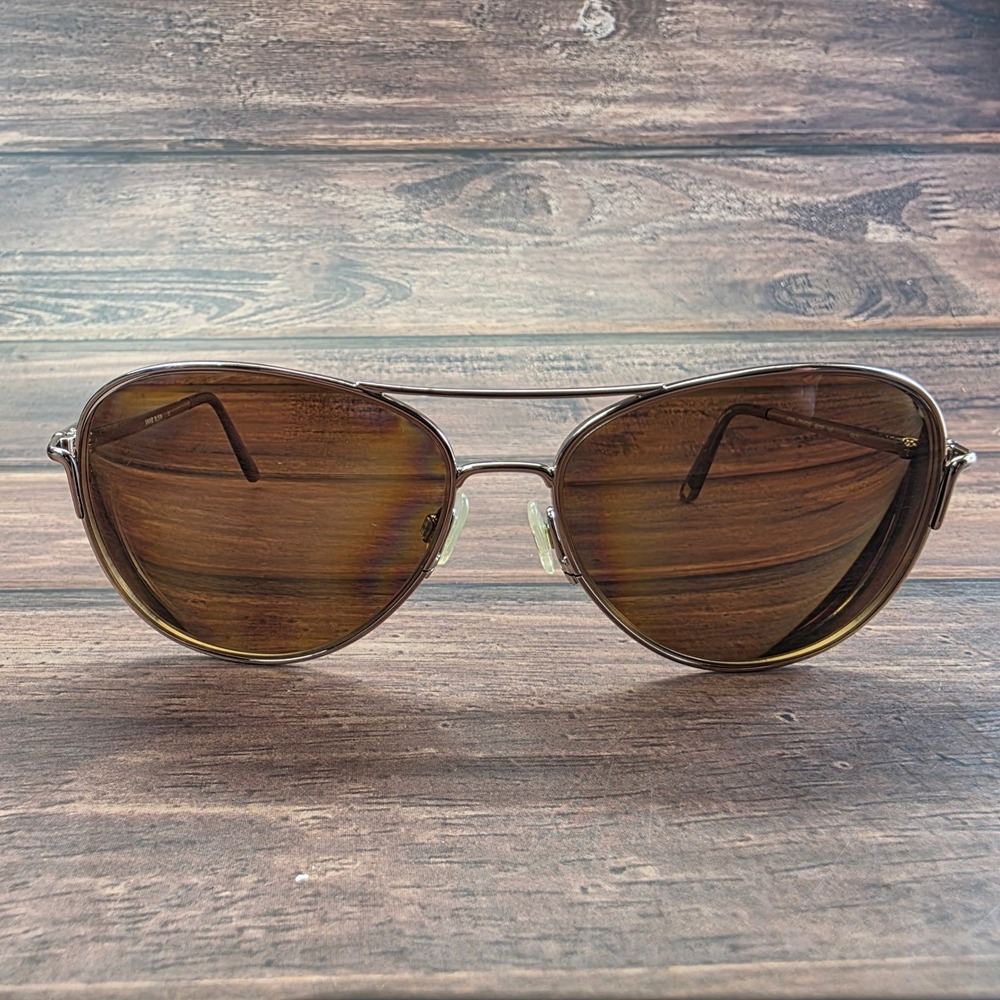 Anne Klein AK7070 Rose Gold Aviator Sunglasses Brown  59-15-140‎ FRAMES ONLY